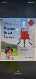 Mescolatore di Latte Elettrico Swiss Line 11 Litri in Acciaio Inox