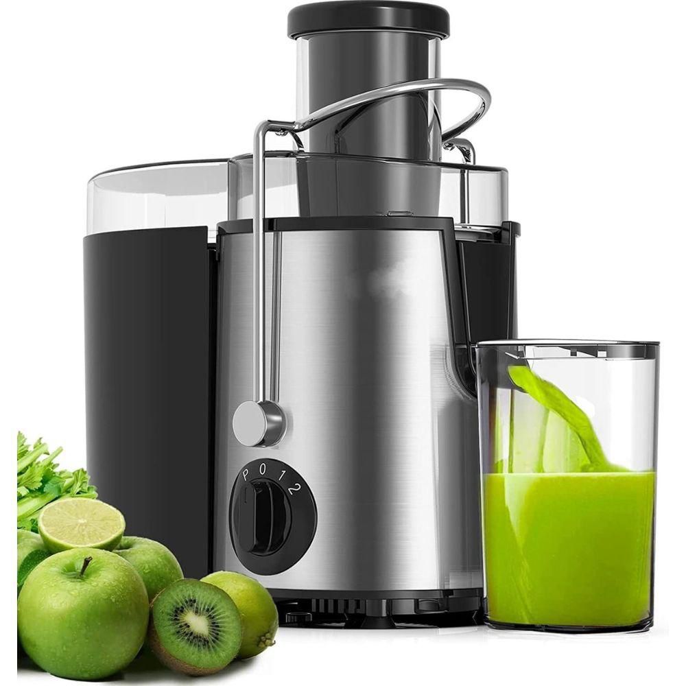 Estrattore di Succo e Centrifuga 4 in 1 Royalty Line 1000W in Acciaio Inox