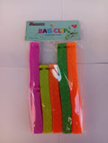 set di mollette chiudipacco in plastica