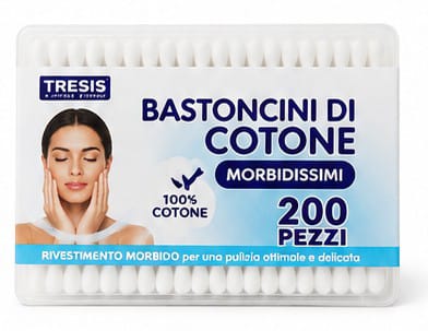 BASTONCINI DI COTONE 200pz