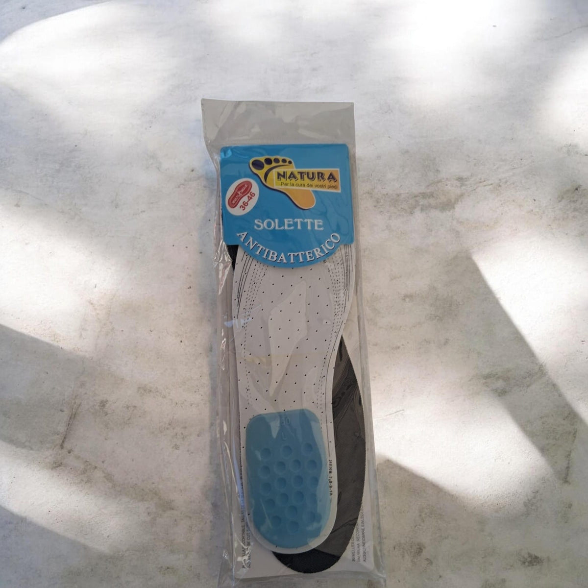 Solette antibatteriche "Natura" - Taglia unica (36-46) - Nuove