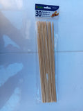 30 Spiedini in bamboo in legno di betulla