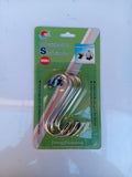 Ganci a forma di S in acciaio inox (Set da 4 pezzi)