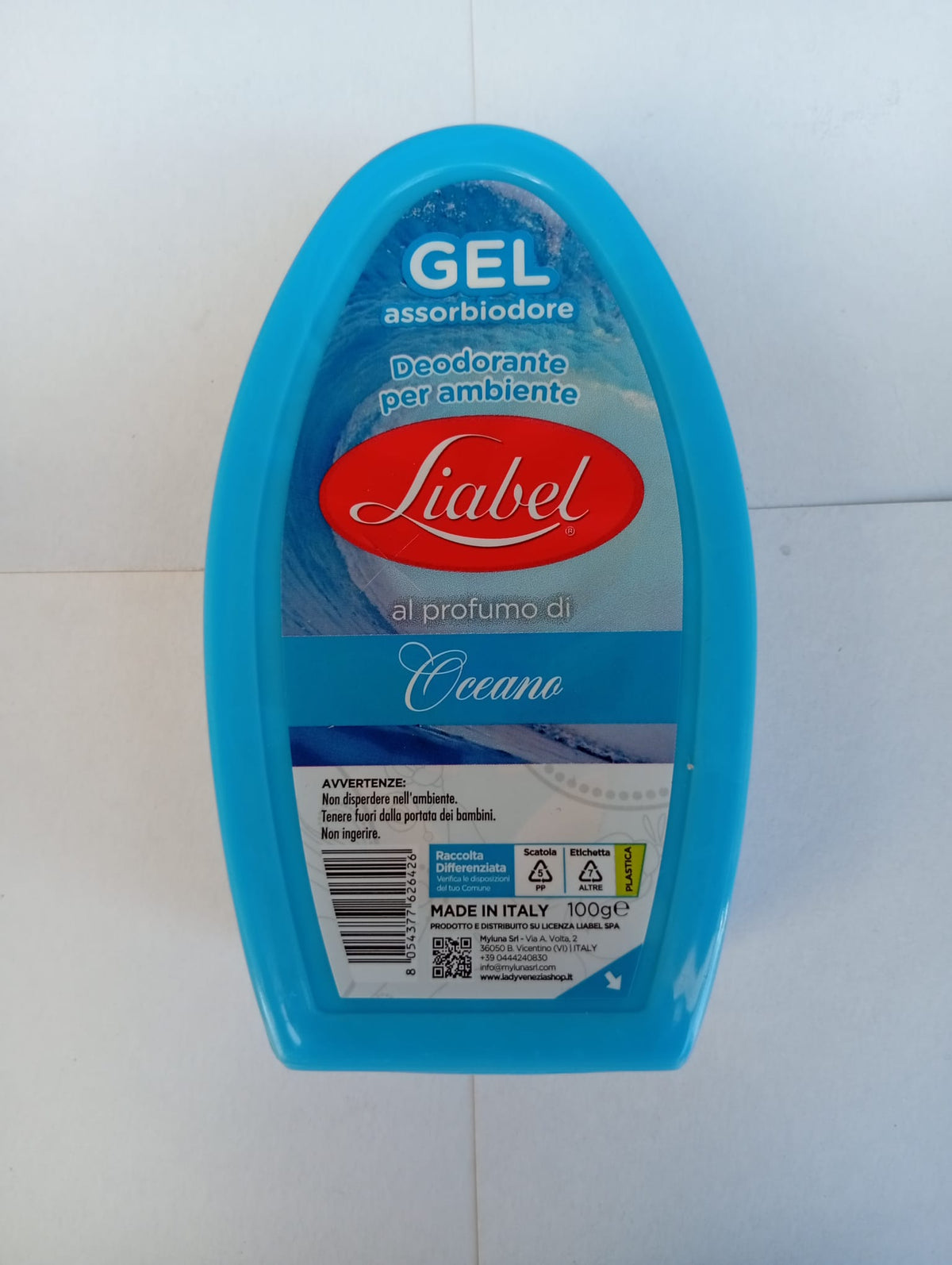 Liabel Gel Assorbiodore Deodorante per Ambiente al profumo di Oceano
